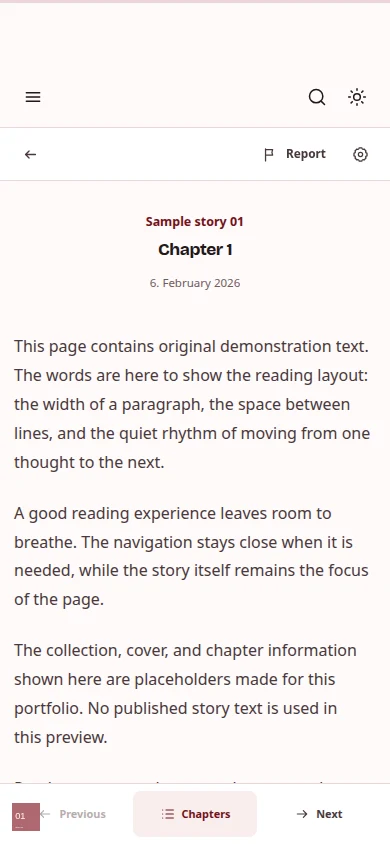 XtraordinaryTL — Mobile chapter reader